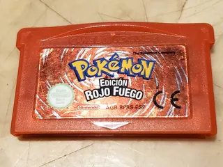 Pokemon Fire Red Original Europeo Gba Game Boy Advance