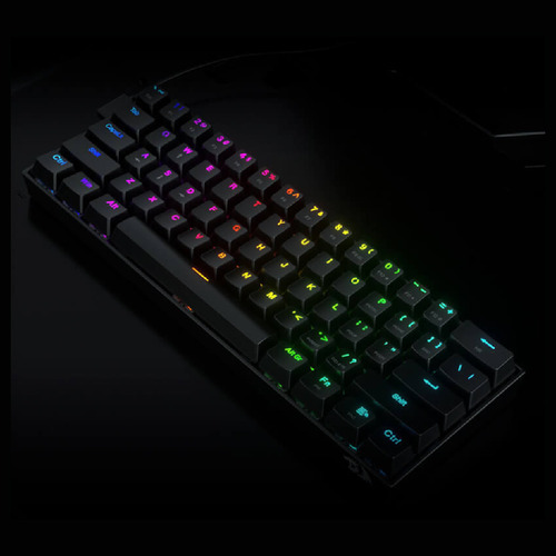 Teclado Redragon Gamer Mecanico Dragonborn K630rgb-sp Brown Swich Español Iluminación Rgb Negro Usb