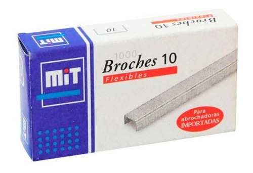 Broches Mit Para Abrochadora Nº10 X 1000 Ganchitos