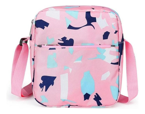 Mochila Escolar Juvenil Mima2 Set De 3 Piezas Color Rosa claro Diseño de la tela Poliéster