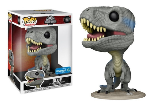 Imagen 1 de 2 de Funko Pop Jurassic World Blue #1077 Walmart 10 Pulgadas