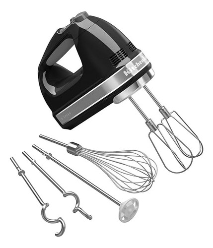 Batidora De Mano Kitchenaid Khm926er, Color Negro Ónix 100 W