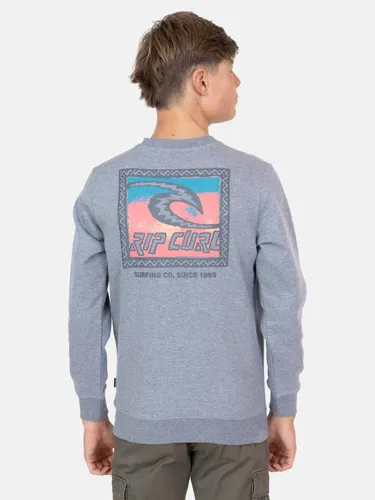Poleron Cuello Redondo Trad Raw Energy Crew Infantil Rip Curl