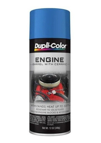Pintura Para Alta Temperatura Color Azul Motor Caliper Mofle