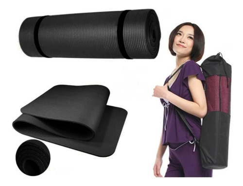 Colchoneta Mat Yoga 10mm + Bolso Transportador