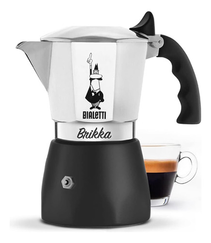 Cafetera Italiana Bialetti Brikka 4 Tazas (170ml)