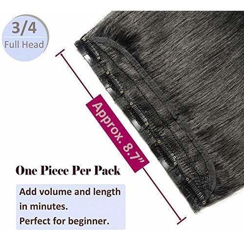 Clip De 20 Pulgadas En Extensiones De Pelo Humano 50g V6rzl