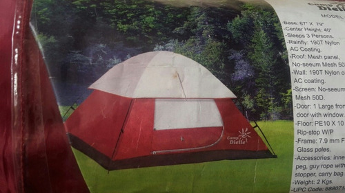 Carpa Camp Dielle Para 3 Personas