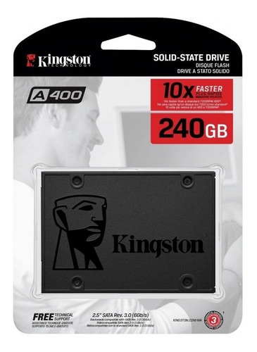 Disco Duro Solido Ssd A400 240gb Kingston 2.5