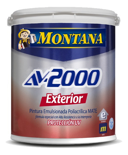 Pintura Caucho Exterior Azul Marino Montana Av 2000