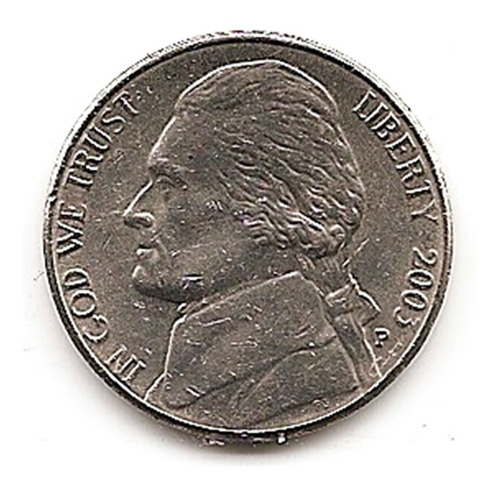 Moneda Estados Unidos 5 Cents Five Año 2003 P No Envío,leer*