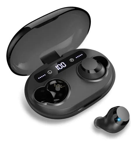 Auriculares Internos Earbuds Inalambricos, Negro | Aruind