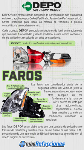 Par Faros Delanteros Fdo Crom P/halog Pointer 00-05
