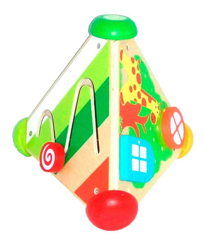 Acool Triangulo Didáctico Musical De Madera Ac7634 Full