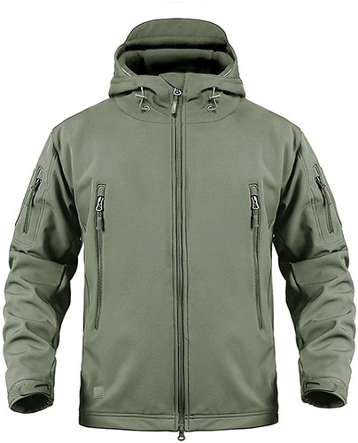 Imagen 6 de 10 de Campera Táctica Militar Softshell Piel De Tiburón Impermeabl