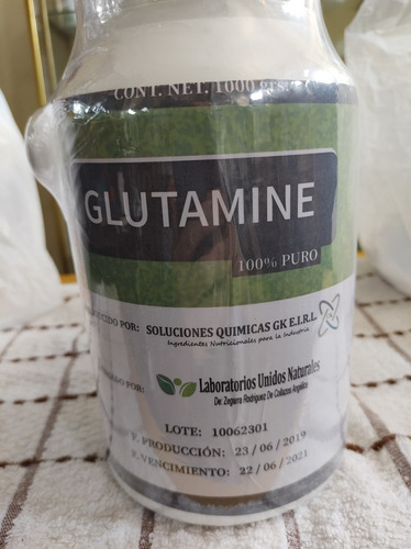 L - Glutamina 1,000  Gramos