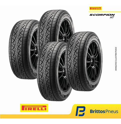 Kit 4 Pneus Ranger Aro 20 Pirelli Scorpion Ht 255/55 R20