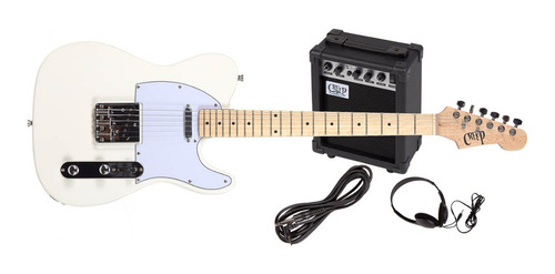 Imagen 2 de 9 de Pack Guitarra Telecaster Y Amplificador Creep Completo Funda