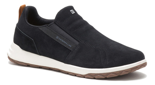 Slip On Cuero Hombre Scout Negro Cat