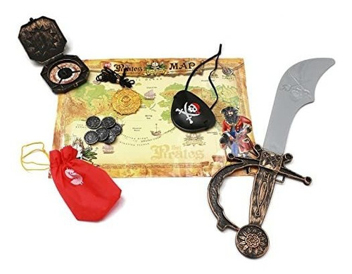 Espada Juego De Accesorios De Piratas Para Niños 12pzs