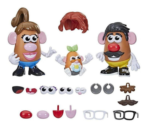 Conjunto Mr. Potato Head Criar Família - 45 Peças - Hasbro