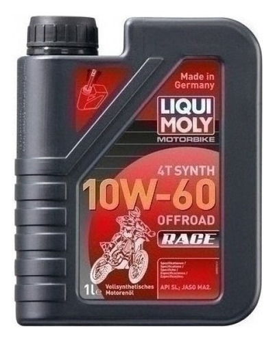 Liqui Moly Aceite Moto 100% Sintetico 10w60 Offroad Race