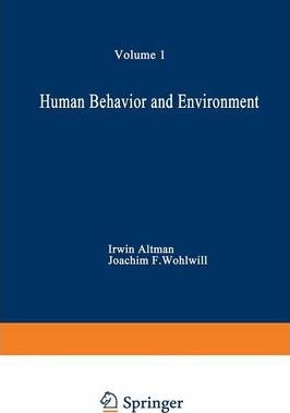 Libro Human Behavior And Environment - Irwin Altman