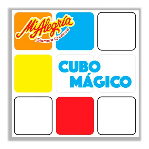 Imagen 2 de 2 de Cubo Rubik Mágico Mi Alegría