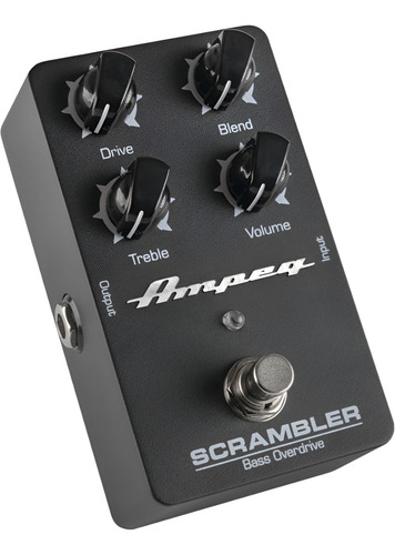 Pedal Ampeg Scrambler Bass Overdrive Color Negro