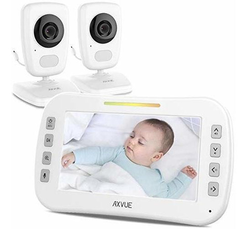 [nuevo 2020] Monitor De Bebe De Video Lcd De 5 Pulgadas (al