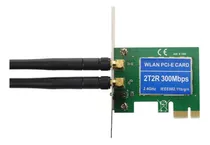 Comprar Tarjeta Wifi 2.0 Pci-e 300mbps Interna Aufa W130 | 2 Antenas