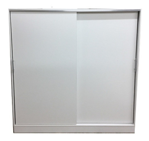 Placard Muebles Hedi 2.20M 180 x 220 color blanco de melamina con 2 puertas  corredizas