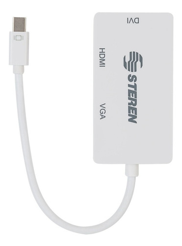 Imagen 4 de 4 de Adaptador Mini Displayport/thunderbolt A Vga/hdmi/dvi Steren
