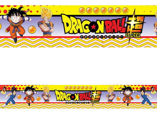 Faixa Decorativa Border Dragon Ball 3 M Por 15 Cm