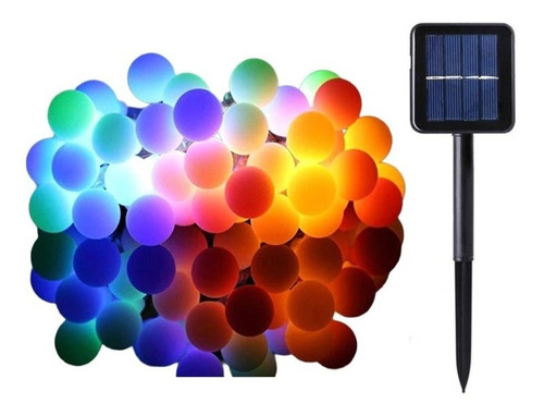 Guirnalda Solar Hada Flor Led Boda 5 Mtrs Calida/d030