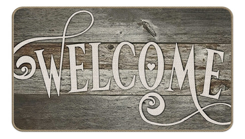 Welcome Modern Farmhouse Decor - Felpudo Antideslizante Para