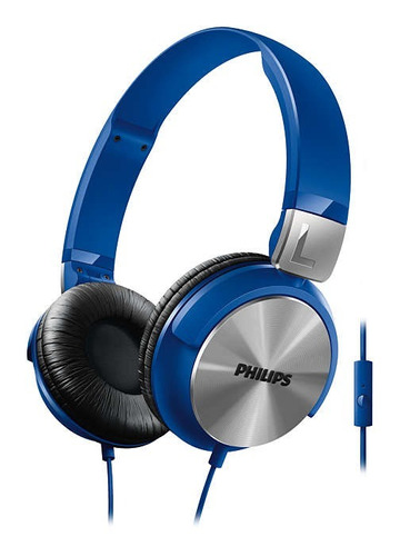 Auricular Philips Headphone Shl3165bl Ultra Bass Micrófono