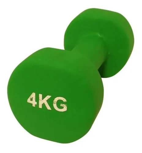 Pesas Mancuernas 4kg Gimnasio Rehabilitación Gym Hierro