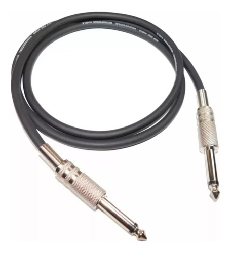 Cable De Audio Plug Plug Mono 30 Cm Interpedal Pedalera