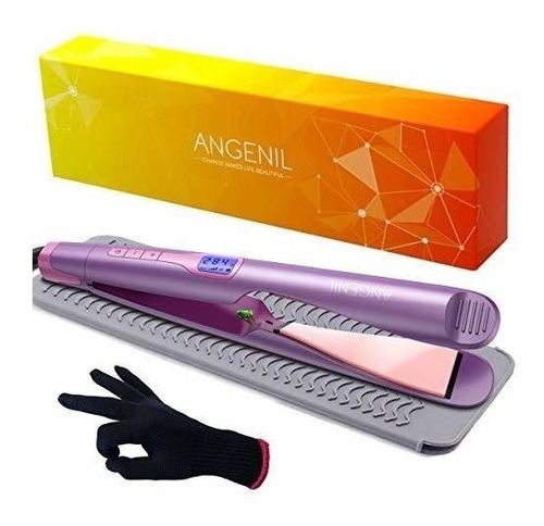 Plancha De Cabello Placa Cerámica 230°c Máx Angenil