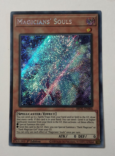Yugi-oh Magician's Souls Secreta 1st Brol-en066