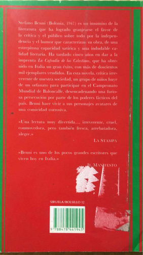 La Cofradía De Los Celestinos Stefano Benni (Usado)