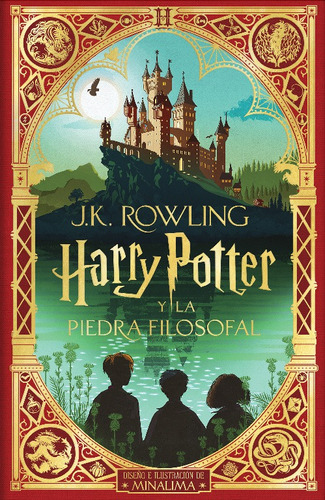 Libro Ilustrado Harry Potter y La Piedra Filosofal 1 J.K. Rowling Edición Minalima