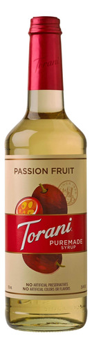 Torani Puremade Jarabe, Sabor A Fruta De La Pasin, Botella D