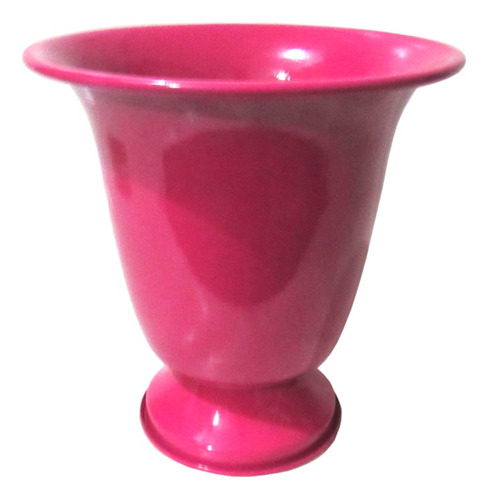 1 Vaso M 10 Cores Tulipa 28 Cm Alumínio Festa Decoração Casa