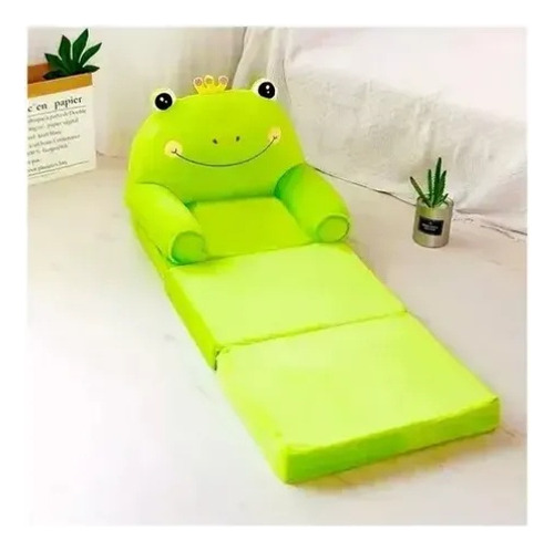 Sofá Plegable For Niños Pequeños, Sillón, Funda Lavable A2