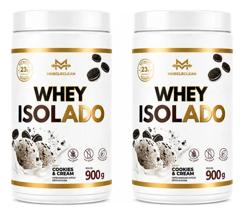 Combo 2x Whey Isolado (zero Lactose) - Muscle Clean | Frete grátis
