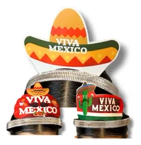 Comprar Paq 18 Pz Diadema Fiesta Mexicana Adorno Patria Viva Mexico