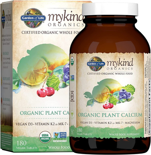 Garden Of Life Mykind Organic Calcio Vegano Plantas X 180cáp
