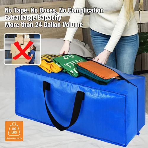 Juego De 4 Bolsas De Almacenamiento Grandes Y Resistentes, B